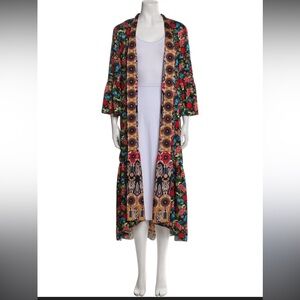 Alice + Olivia Reversible Silk Duster